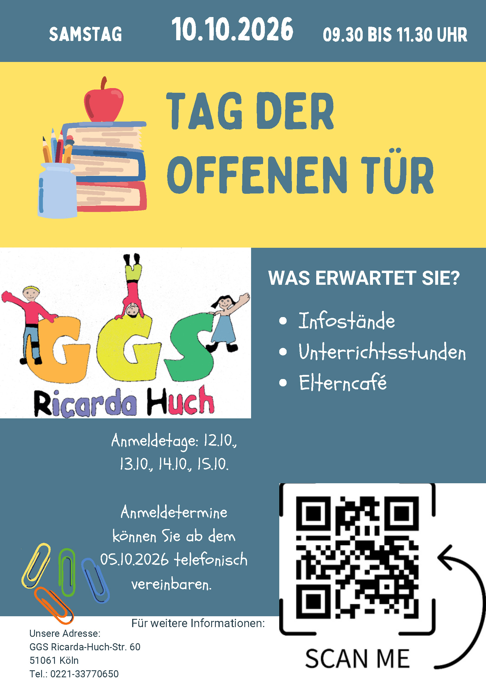 Tag der offenen Tür an der Ricarda-Huch-Str.